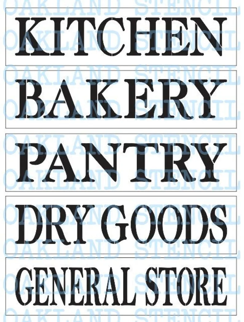 10379 kitchen decor stencils 5