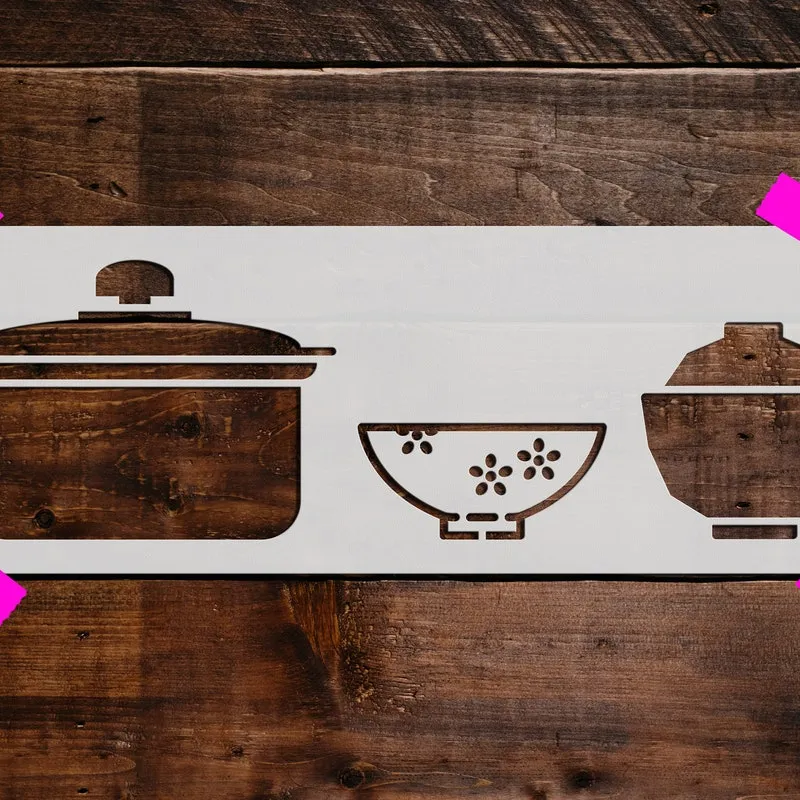 10379 kitchen decor stencils 6