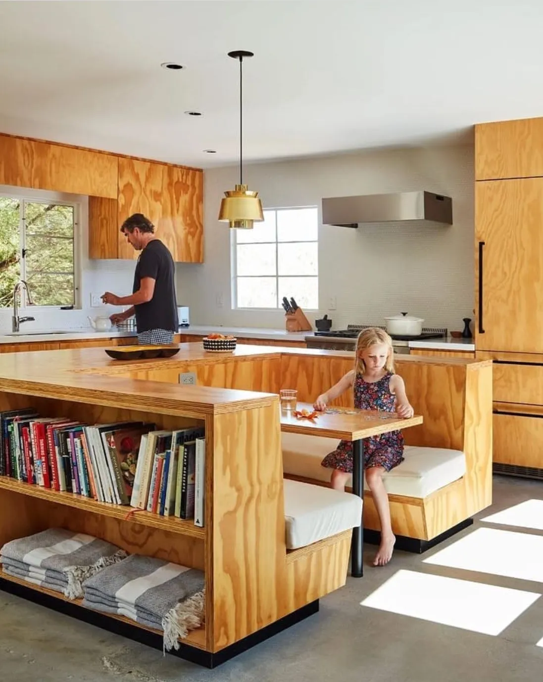 10433 rustic kitchen open shelving