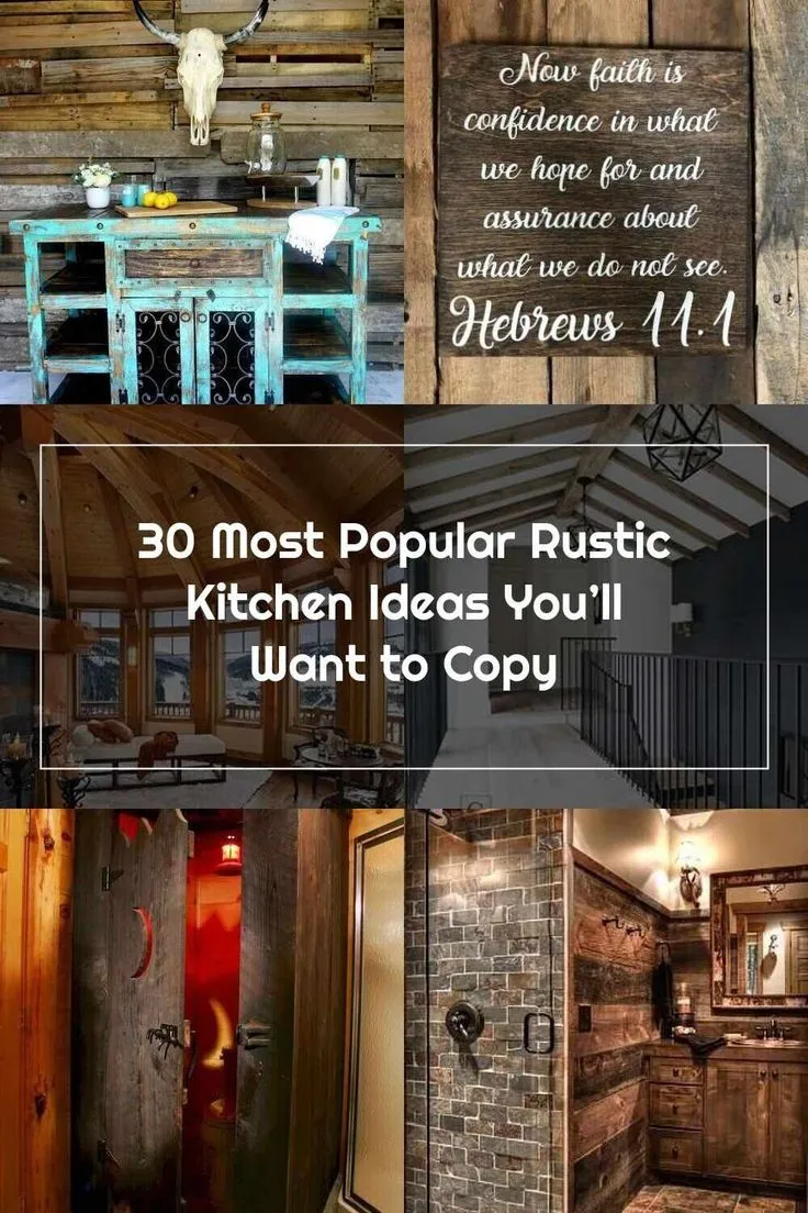 10433 rustic kitchen overview