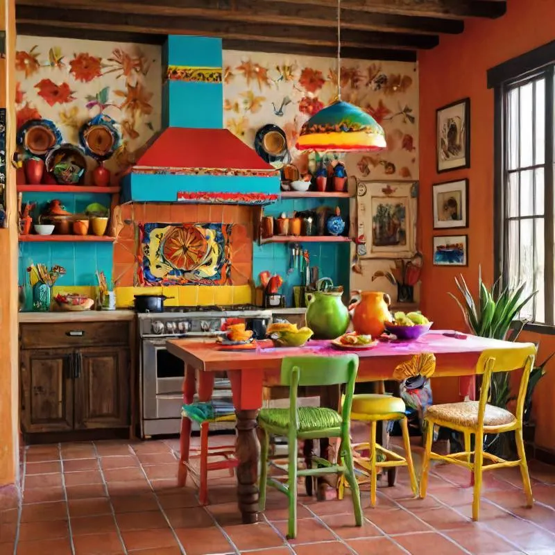 10440 mexican pottery display