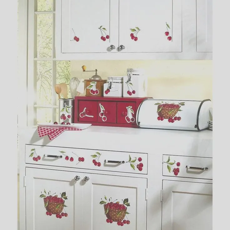 10441 cherry red cabinets