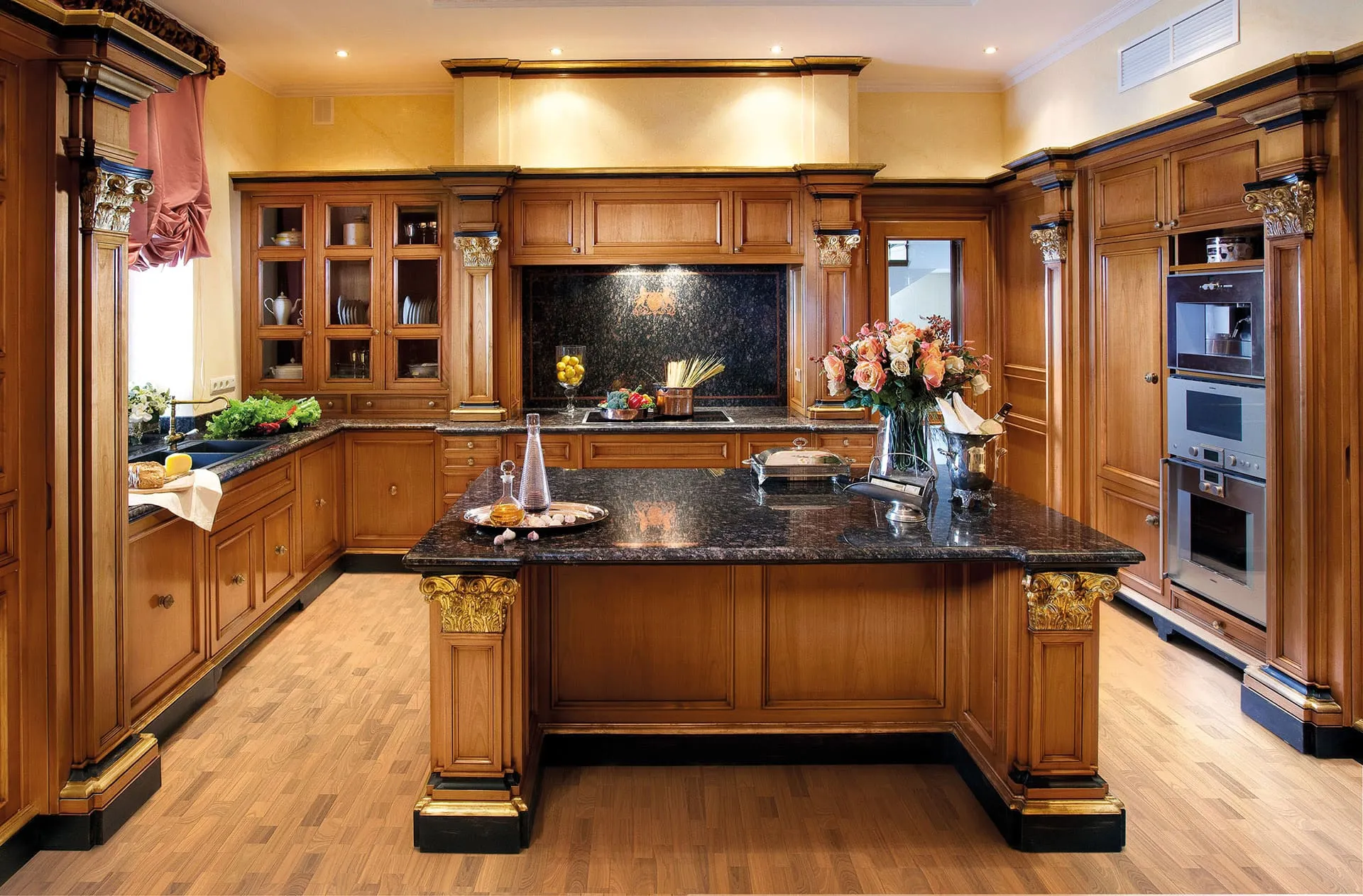 10445 italian kitchen wooden countertops