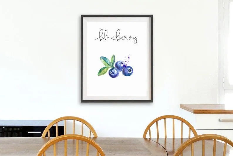 10457 blueberry kitchen textiles