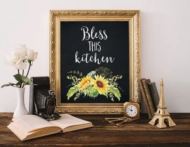 10465 sunflower kitchen decor kit types