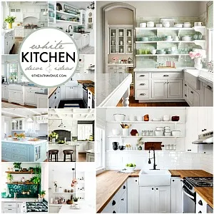 10483 white kitchen greenery 5