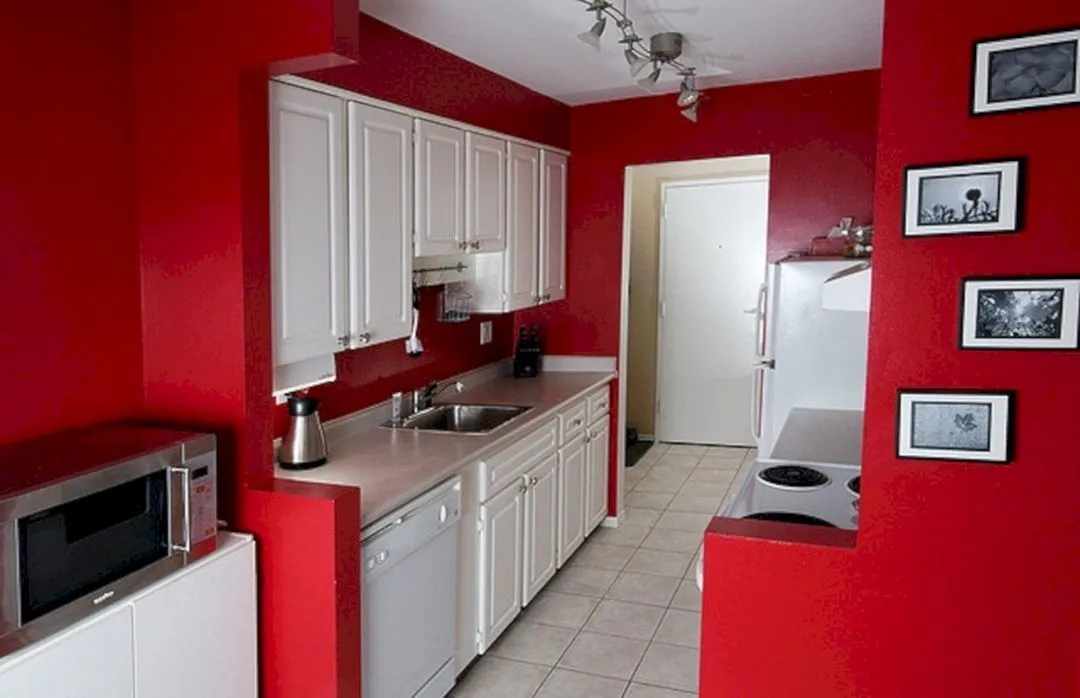 10500 red office wall kitchen 2