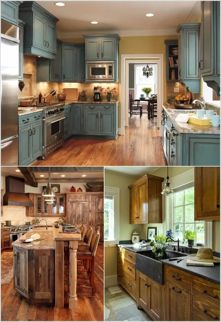 10501 rustic kitchen elements