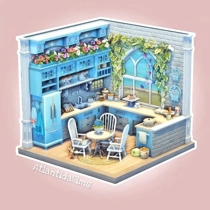 10520 sims4 rustic kitchen appliances