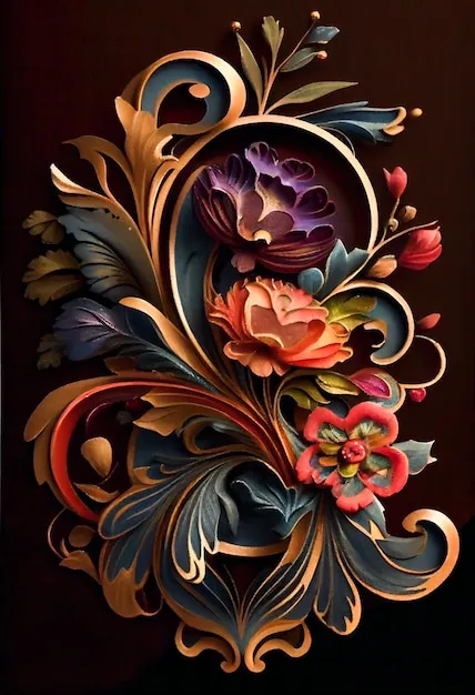 10540 flower kitchen decor 4