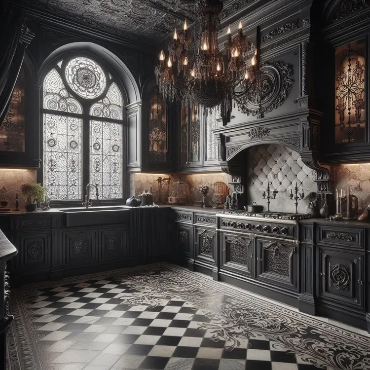 10556 gothic kitchen accents