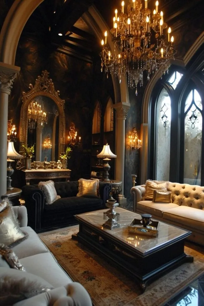 10557 gothic chandelier