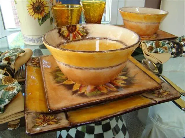 10560 sunflower jars canisters