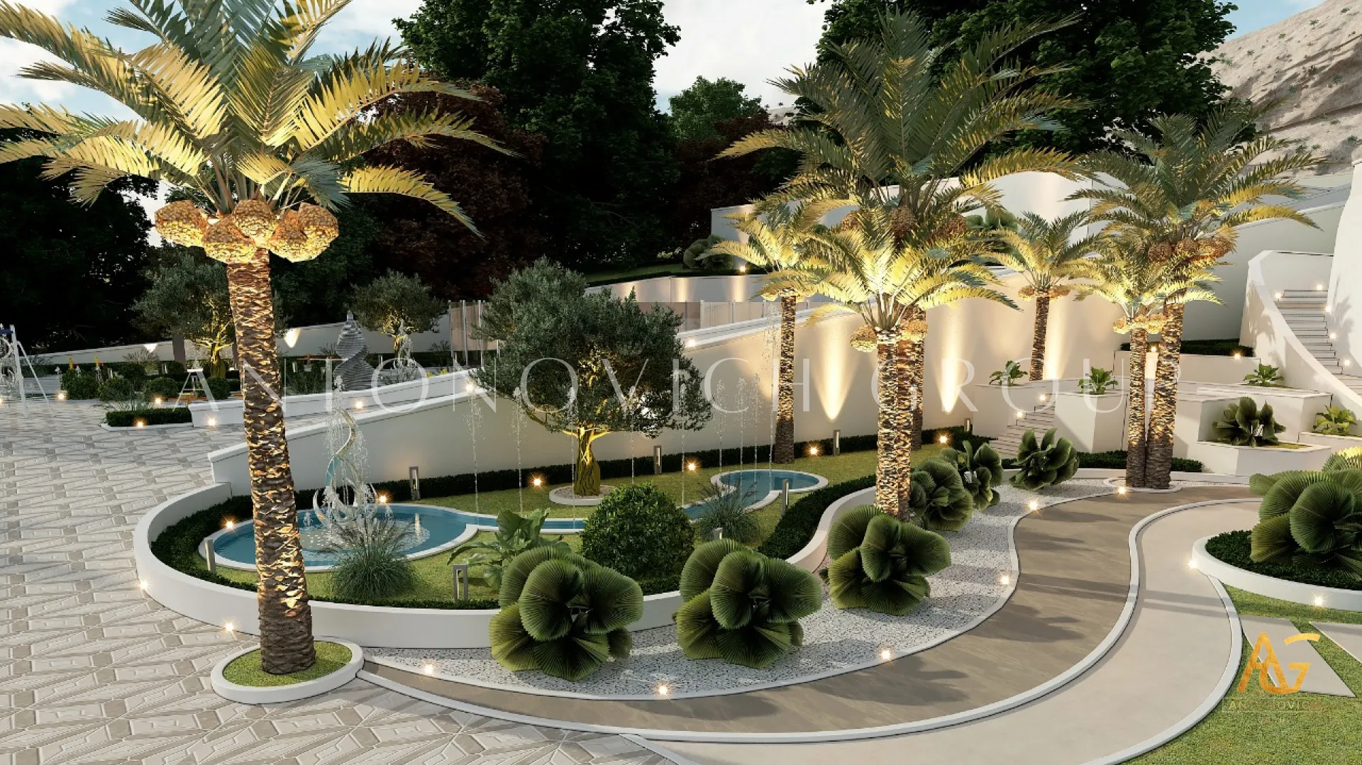 10561 modern kitchen fountain