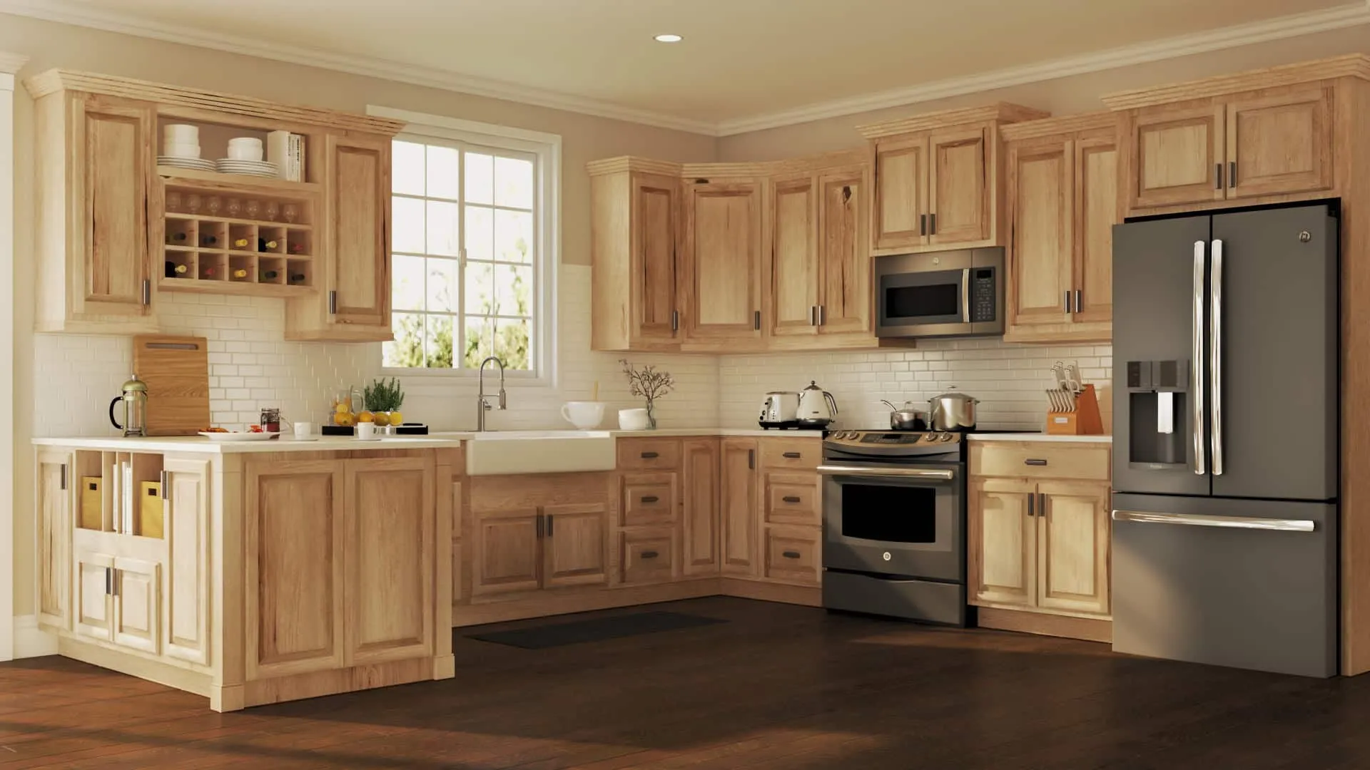 10584 hickory kitchen island