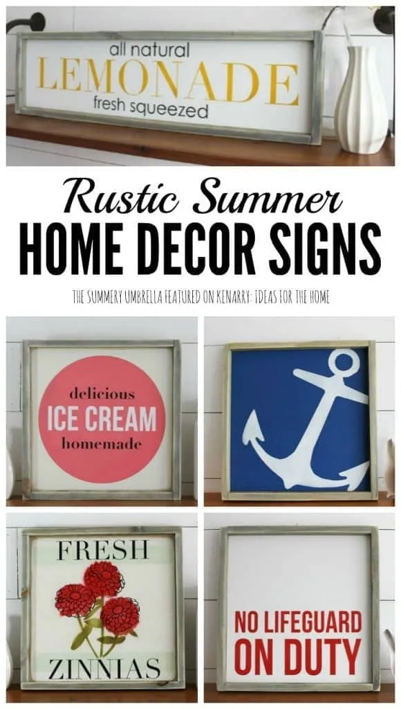 10610 summer kitchen decor signs coastal