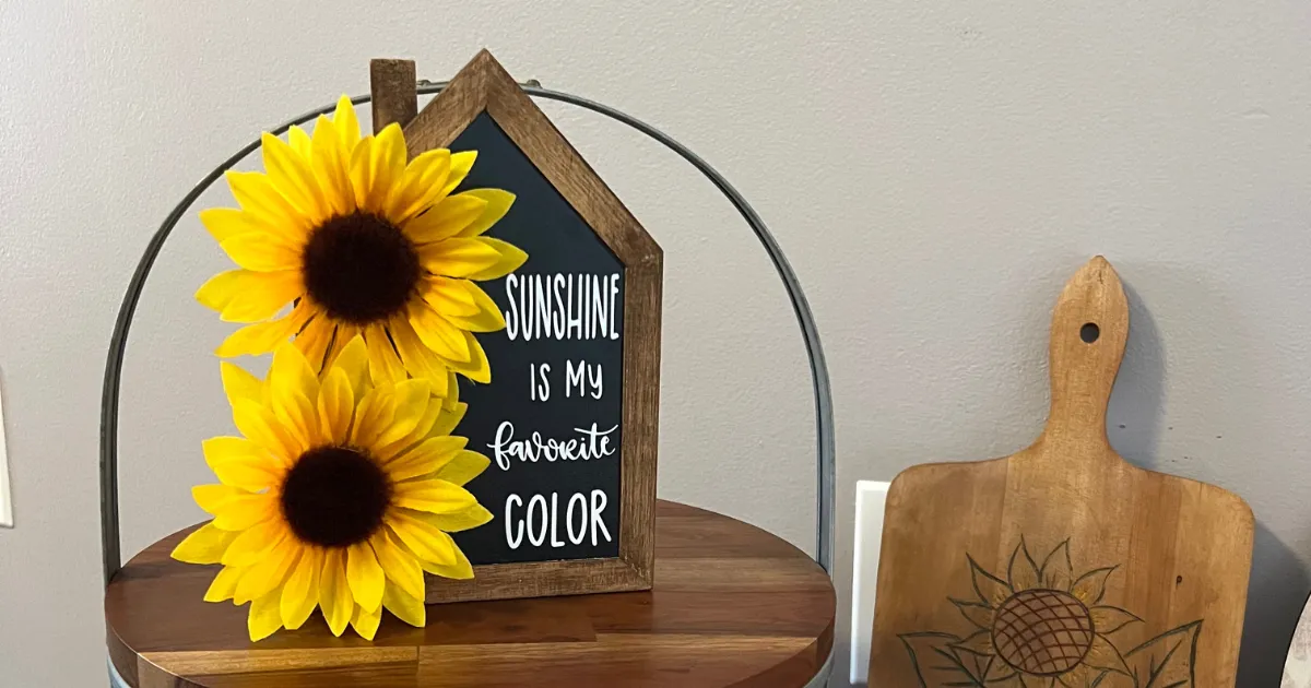 10633 dollar tree sunflower decor items
