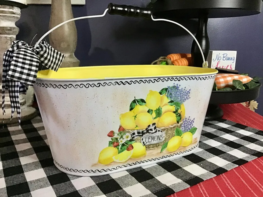 10668 lemon themed kitchen accessories