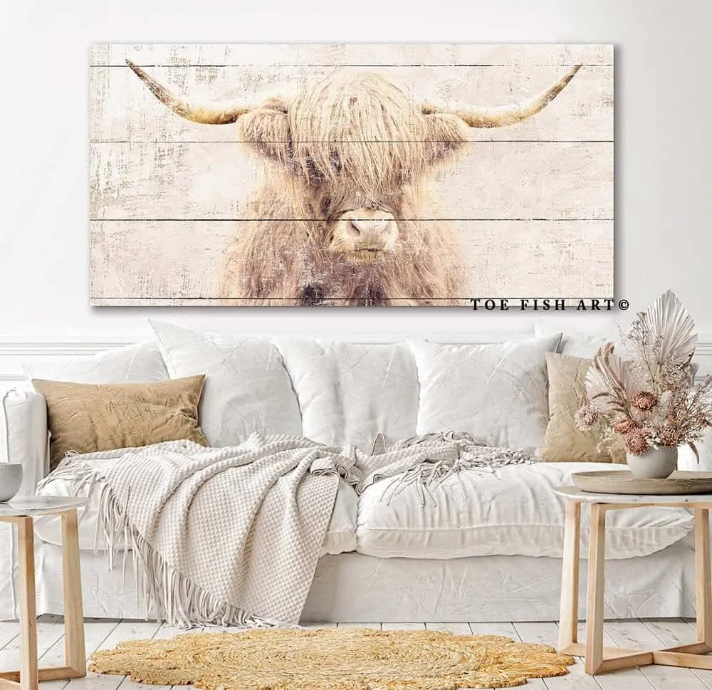 10686 highland cow textiles